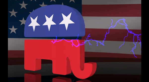 L'éléphant, symbole historique du parti républicain américain (GOP)