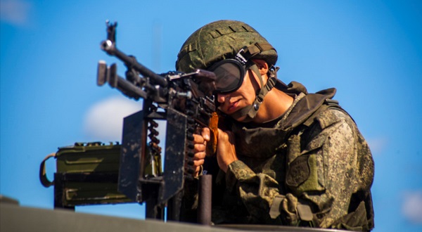 Exercice militaire russe dans l'Oblast de Nijni Novgorod.